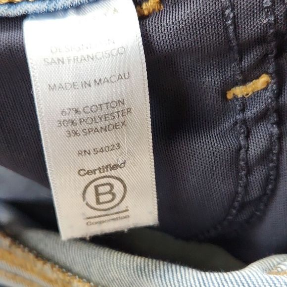 Athleta Sculptek Skinny Azure Wash Travel Hiking Jean #351674 size 14 - Picture 10 of 11